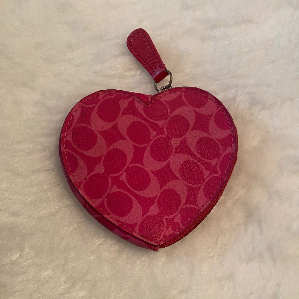 Coach Pink Heart
